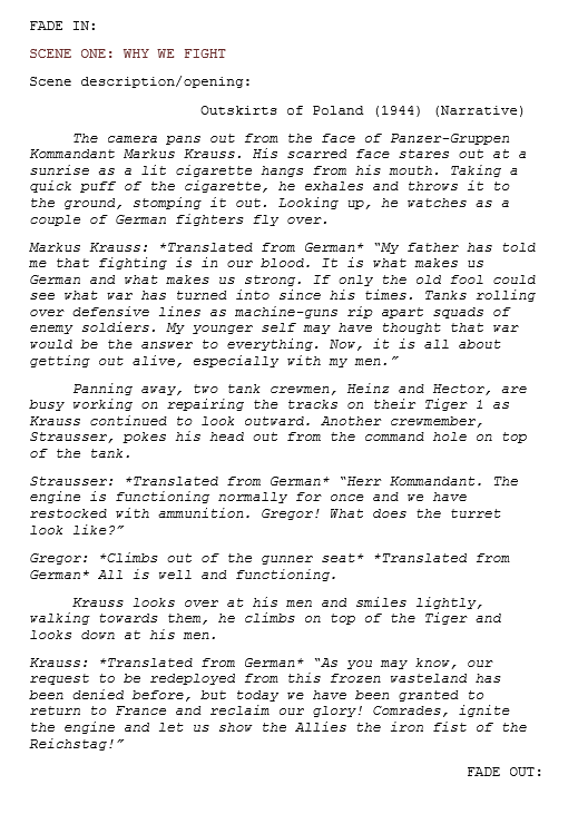 Faust Aus Stahl Opening Scene