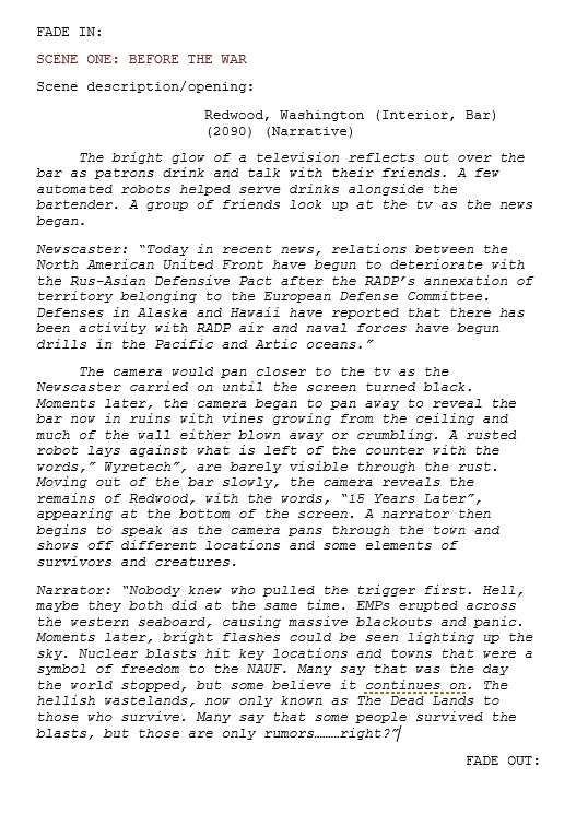 No Turning Back Opening Scene